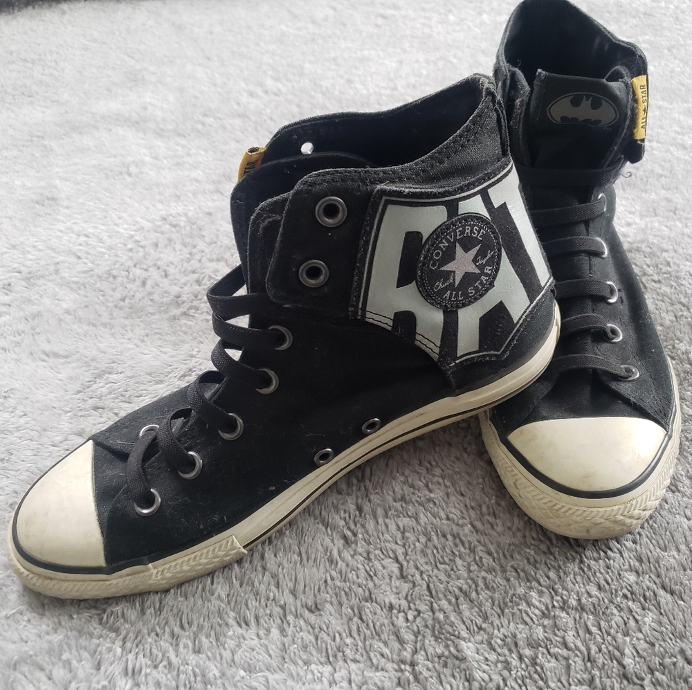 Rae Converse All Star Classic 70's Batman Hi Top